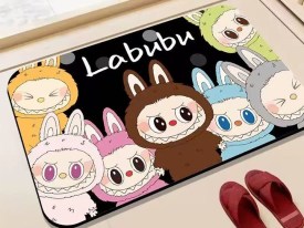 Alfombra base goma decorada